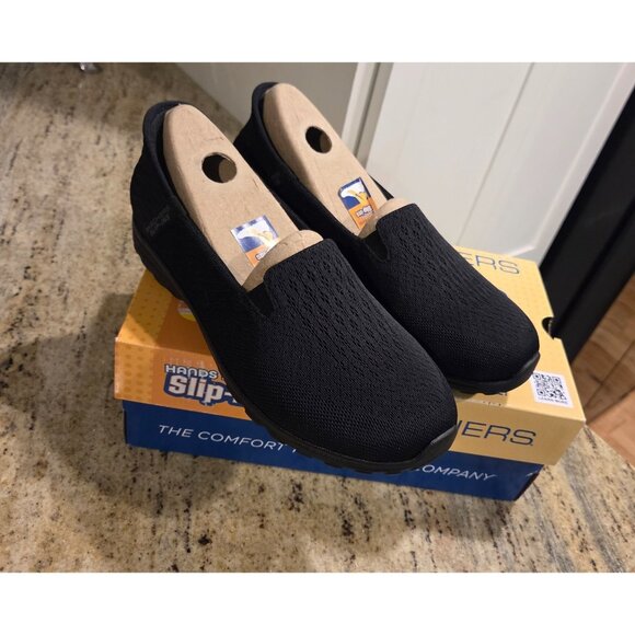 New! Sketchers Slip-Ins Handsfree Relaxed Fit  158698 Reggae Women Sz 8 Wide - Picture 1 of 10
